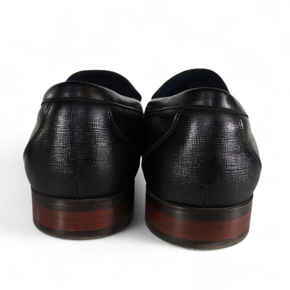Stacy Adams Kaylor Leather Bit Slip-on Loafers‎ Men\'s 12M Black 25572-001 main image 5